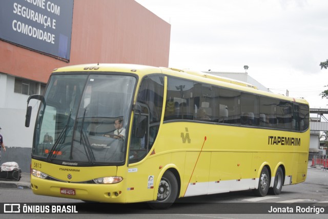 Viação Itapemirim 5813 na cidade de Rio de Janeiro, Rio de Janeiro, Brasil, por Jonata Rodrigo. Número da foto: #12944087.