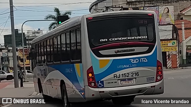 Rio Ita RJ 152.216 na cidade de São Gonçalo, Rio de Janeiro, Brasil, por Icaro Vicente brandao. Número da foto: #12943847.