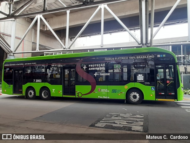 Viação Campo Belo 7 2003 na cidade de São Paulo, São Paulo, Brasil, por Mateus C.  Cardoso. Número da foto: #12944372.