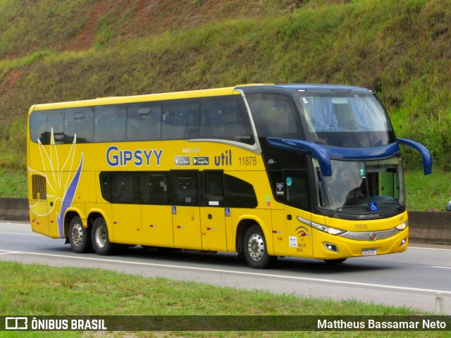 UTIL - União Transporte Interestadual de Luxo 11878 na cidade de Juiz de Fora, Minas Gerais, Brasil, por Mattheus Bassamar Neto. Número da foto: #12943315.