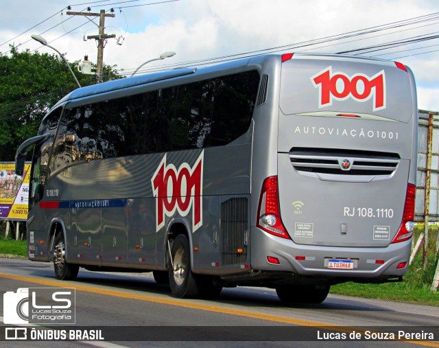 Auto Viação 1001 RJ 108.1110 na cidade de Campos dos Goytacazes, Rio de Janeiro, Brasil, por Lucas de Souza Pereira. Número da foto: #12942556.