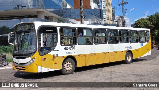 Belém Rio Transportes BD-056 na cidade de Belém, Pará, Brasil, por Samara Goes. Número da foto: #12946632.