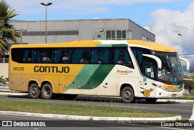 Empresa Gontijo de Transportes 18335 na cidade de Vitória, Espírito Santo, Brasil, por Lucas Oliveira. Número da foto: #12946443.