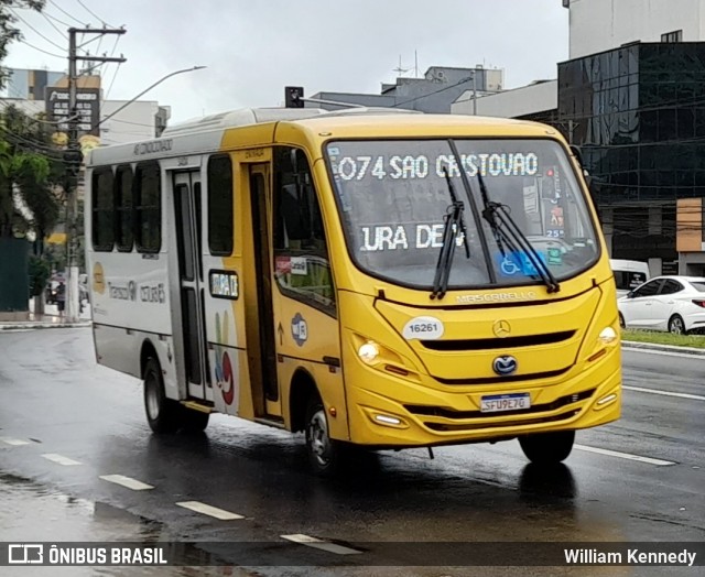 Expresso Santa Paula 16261 na cidade de Vitória, Espírito Santo, Brasil, por William Kennedy. Número da foto: #12945501.