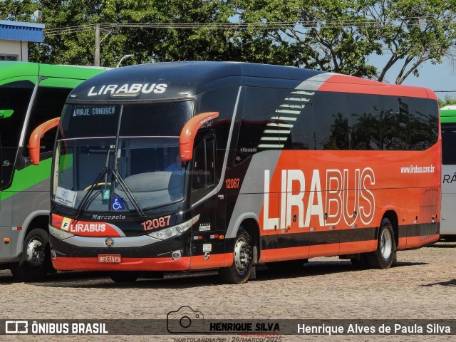 Lirabus 12087 na cidade de Hortolândia, São Paulo, Brasil, por Henrique Alves de Paula Silva. Número da foto: #12946722.