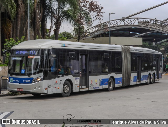 Sambaíba Transportes Urbanos 2 1639 na cidade de São Paulo, São Paulo, Brasil, por Henrique Alves de Paula Silva. Número da foto: #12946724.