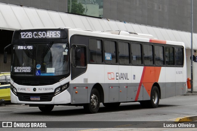 Evanil Transportes e Turismo RJ 132.076 na cidade de Rio de Janeiro, Rio de Janeiro, Brasil, por Lucas Oliveira. Número da foto: #12946654.
