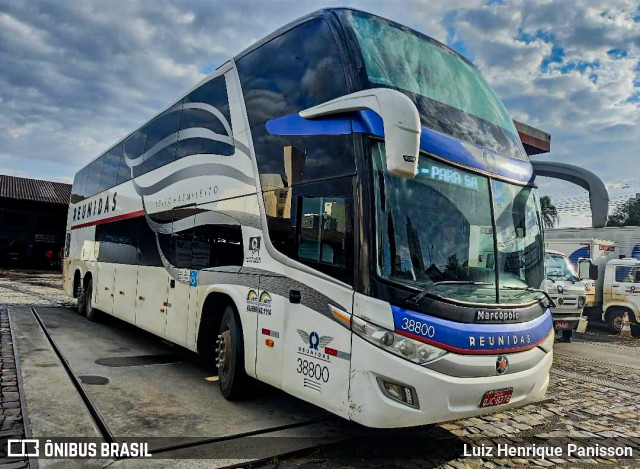 Reunidas Transportes Coletivos 38800 na cidade de Florianópolis, Santa Catarina, Brasil, por Luiz Henrique Panisson. Número da foto: #12945829.
