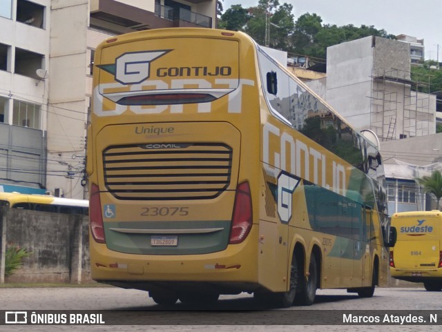 Empresa Gontijo de Transportes 23075 na cidade de Cachoeiro de Itapemirim, Espírito Santo, Brasil, por Marcos Ataydes. N. Número da foto: #12946468.
