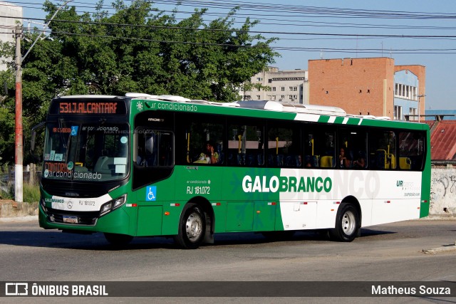 Viação Galo Branco RJ 181.072 na cidade de Niterói, Rio de Janeiro, Brasil, por Matheus Souza. Número da foto: #12947793.