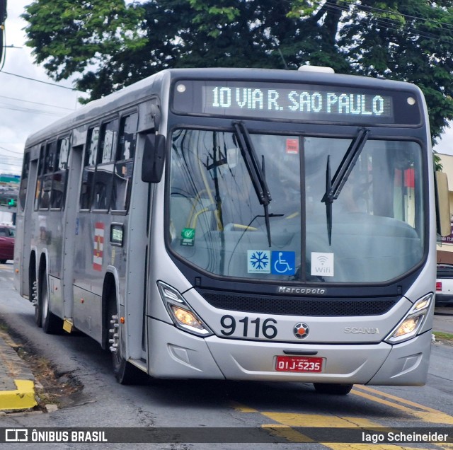 BluMob - Concessionária de Transporte Urbano de Blumenau 9116 na cidade de Blumenau, Santa Catarina, Brasil, por Iago Scheineider. Número da foto: #12945696.