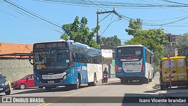 Viação Estrela RJ 177.040 na cidade de São Gonçalo, Rio de Janeiro, Brasil, por Icaro Vicente brandao. Número da foto: #12945669.