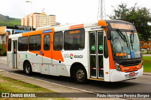 Linave Transportes A03053 na cidade de Nova Iguaçu, Rio de Janeiro, Brasil, por Paulo Henrique Pereira Borges. Número da foto: #12947194.