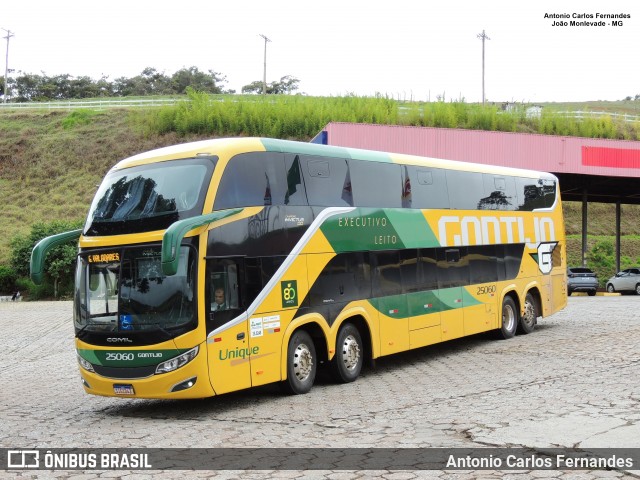 Empresa Gontijo de Transportes 25060 na cidade de João Monlevade, Minas Gerais, Brasil, por Antonio Carlos Fernandes. Número da foto: #12946326.