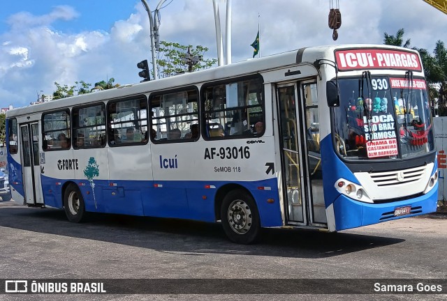 Viação Forte AF-93016 na cidade de Belém, Pará, Brasil, por Samara Goes. Número da foto: #12946406.