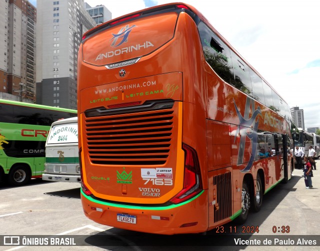 Empresa de Transportes Andorinha 7163 na cidade de Barueri, São Paulo, Brasil, por Vicente de Paulo Alves. Número da foto: #12945450.