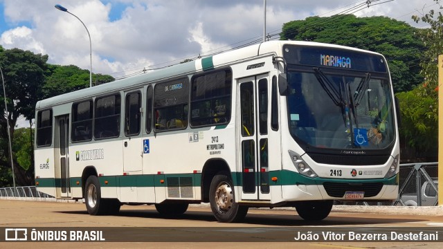Cidade Verde Transporte Rodoviário 2413 na cidade de Maringá, Paraná, Brasil, por João Vitor Bezerra Destefani. Número da foto: #12945594.