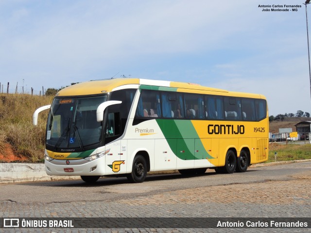 Empresa Gontijo de Transportes 19425 na cidade de João Monlevade, Minas Gerais, Brasil, por Antonio Carlos Fernandes. Número da foto: #12946341.