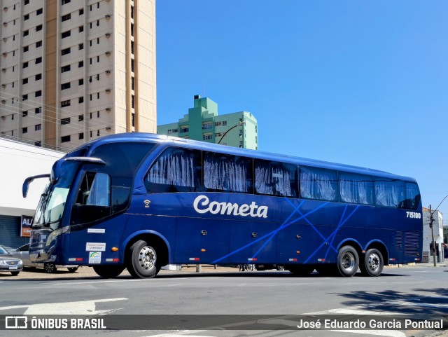 Viação Cometa 715100 na cidade de Piracicaba, São Paulo, Brasil, por José Eduardo Garcia Pontual. Número da foto: #12946803.