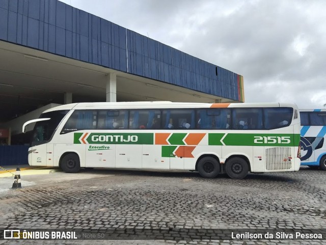 Empresa Gontijo de Transportes 21515 na cidade de Caruaru, Pernambuco, Brasil, por Lenilson da Silva Pessoa. Número da foto: #12947244.