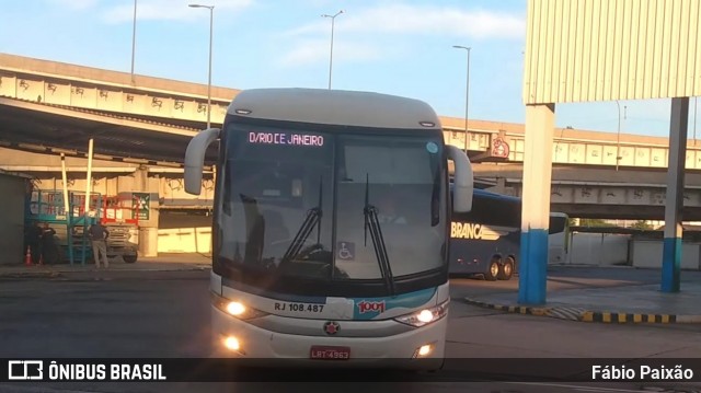 Auto Viação 1001 RJ 108.487 na cidade de Rio de Janeiro, Rio de Janeiro, Brasil, por Fábio Paixão. Número da foto: #12945689.