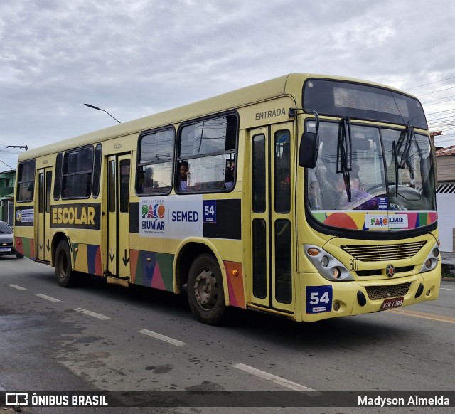 União Transportes 607 na cidade de Paço do Lumiar, Maranhão, Brasil, por Madyson Almeida. Número da foto: #12946533.