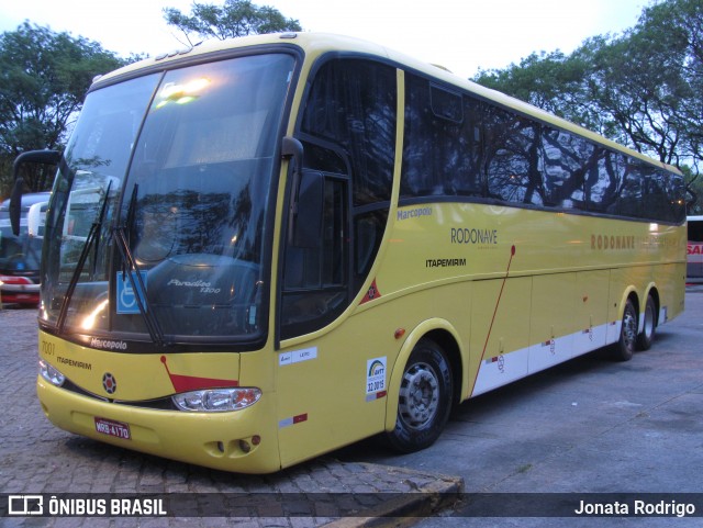 Viação Itapemirim 7001 na cidade de São Paulo, São Paulo, Brasil, por Jonata Rodrigo. Número da foto: #12947467.