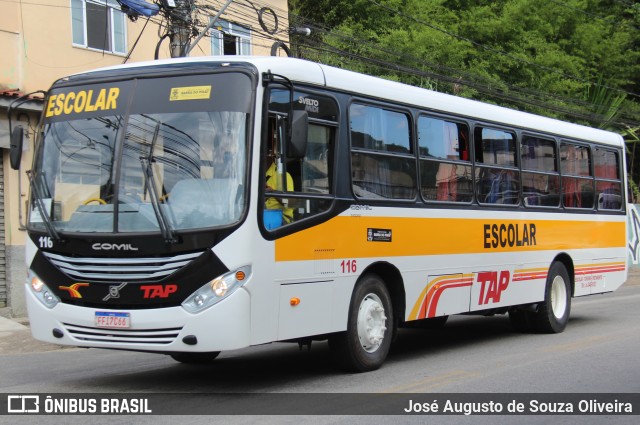TAP Turismo e Fretamento 116 na cidade de Barra do Piraí, Rio de Janeiro, Brasil, por José Augusto de Souza Oliveira. Número da foto: #12946862.