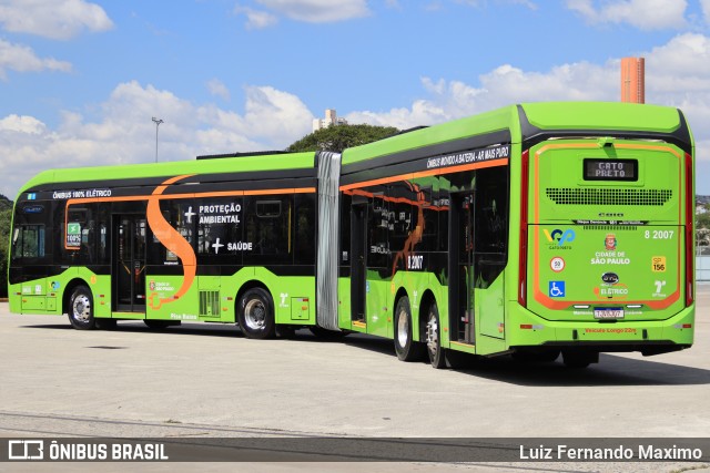 Viação Gato Preto 8 2007 na cidade de São Paulo, São Paulo, Brasil, por Luiz Fernando Maximo. Número da foto: #12947729.