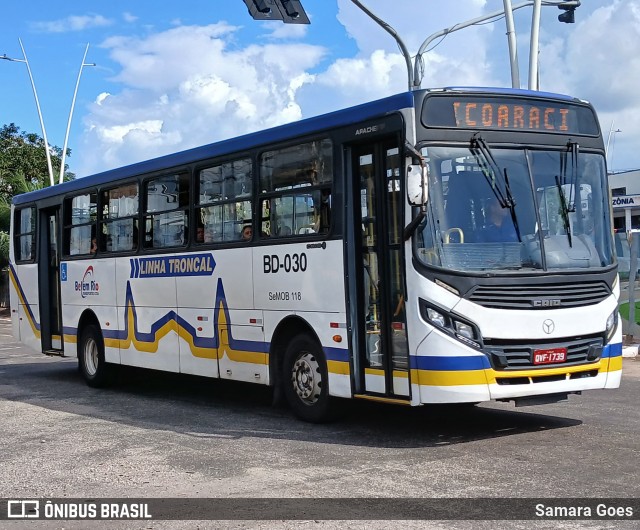 Belém Rio Transportes BD-030 na cidade de Belém, Pará, Brasil, por Samara Goes. Número da foto: #12946390.