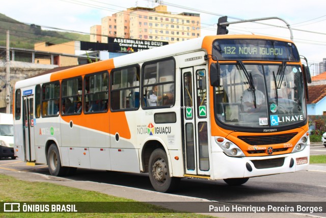 Linave Transportes A03056 na cidade de Nova Iguaçu, Rio de Janeiro, Brasil, por Paulo Henrique Pereira Borges. Número da foto: #12947203.