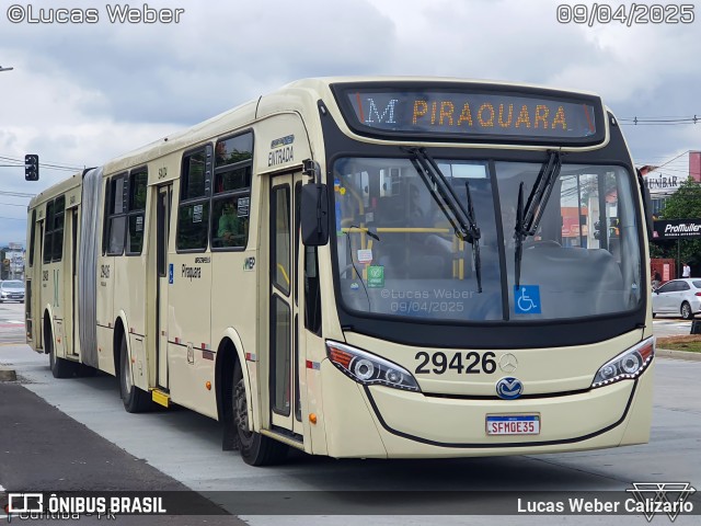Viação Piraquara 29426 na cidade de Curitiba, Paraná, Brasil, por Lucas Weber Calizario. Número da foto: #13006371.