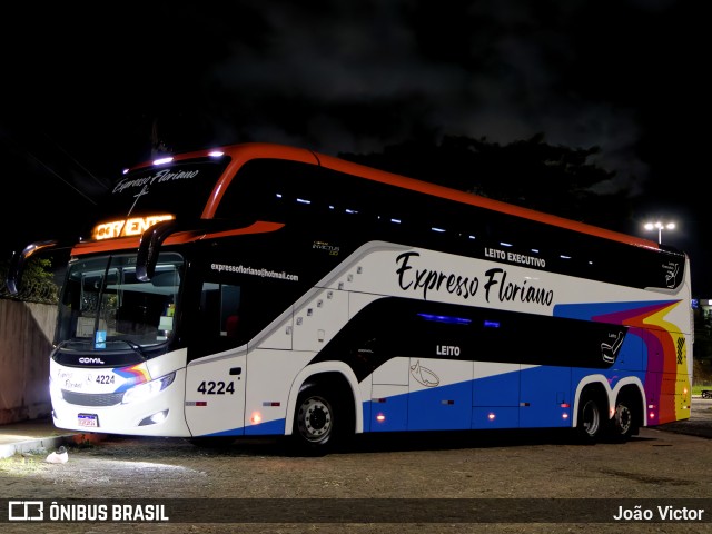 Expresso Floriano 4224 na cidade de Teresina, Piauí, Brasil, por João Victor. Número da foto: #13008068.