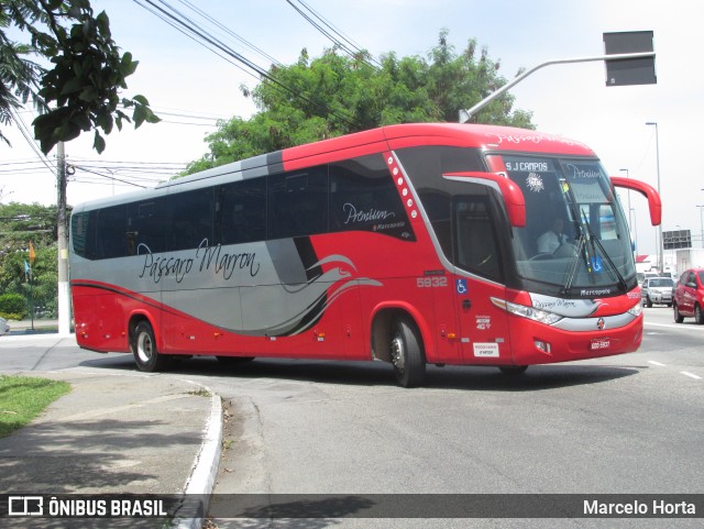 Empresa de Ônibus Pássaro Marron 5932 na cidade de São Paulo, São Paulo, Brasil, por Marcelo Horta. Número da foto: #13006667.