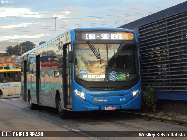 BRT Sorocaba Concessionária de Serviços Públicos SPE S/A 3401 na cidade de Sorocaba, São Paulo, Brasil, por Weslley Kelvin Batista. Número da foto: #13006592.