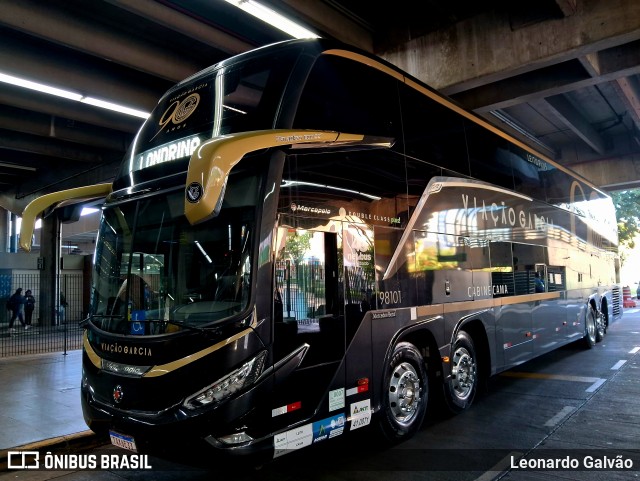Viação Garcia 98101 na cidade de São Paulo, São Paulo, Brasil, por Leonardo Galvão. Número da foto: #13006440.