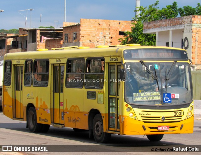 SM Transportes 20311 na cidade de Belo Horizonte, Minas Gerais, Brasil, por Rafael Cota. Número da foto: #13006360.