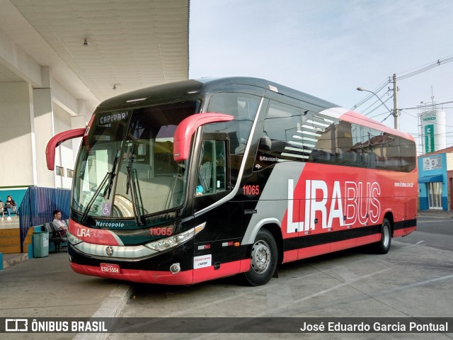 Lirabus 11065 na cidade de Capivari, São Paulo, Brasil, por José Eduardo Garcia Pontual. Número da foto: #13006747.