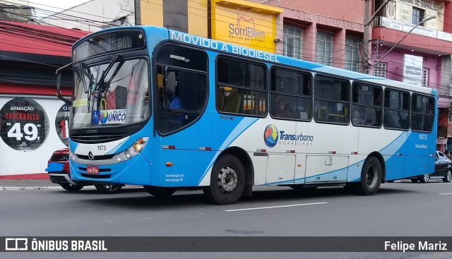 VUG - Viação Urbana Guarulhos 1573 na cidade de Guarulhos, São Paulo, Brasil, por Felipe Mariz. Número da foto: #13007868.