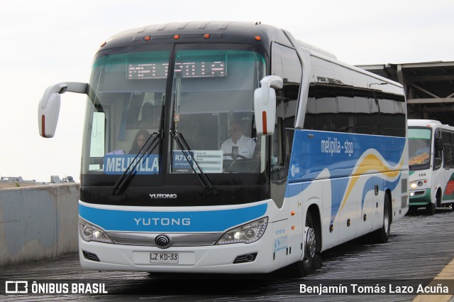 Autobuses Melipilla 107 na cidade de Estación Central, Santiago, Metropolitana de Santiago, Chile, por Benjamín Tomás Lazo Acuña. Número da foto: #13007958.