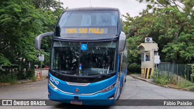 Viação Águia Branca 51240 na cidade de São Paulo, São Paulo, Brasil, por Fábio Paixão. Número da foto: #13006363.