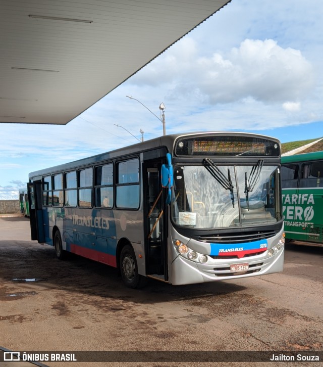 Transleles Transporte e Turismo 5070 na cidade de Luziânia, Goiás, Brasil, por Jailton Souza. Número da foto: #13006393.