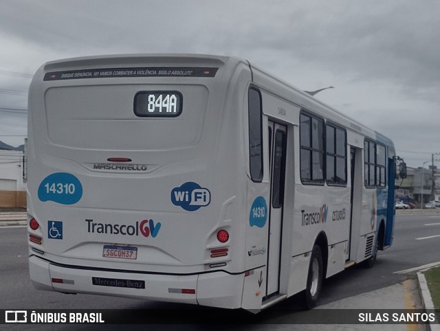 Serramar Transporte Coletivo 14310 na cidade de Serra, Espírito Santo, Brasil, por SILAS SANTOS. Número da foto: #13006479.