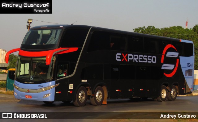Expresso Transporte e Turismo Ltda. 18240 na cidade de Cuiabá, Mato Grosso, Brasil, por Andrey Gustavo. Número da foto: #13007590.