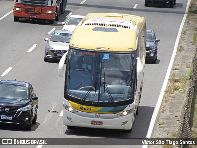 Empresa Gontijo de Transportes 18165 na cidade de Salvador, Bahia, Brasil, por Victor São Tiago Santos. Número da foto: #13007954.