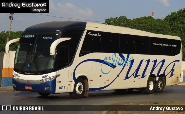 Viação Juína 1601 na cidade de Cuiabá, Mato Grosso, Brasil, por Andrey Gustavo. Número da foto: #13007571.