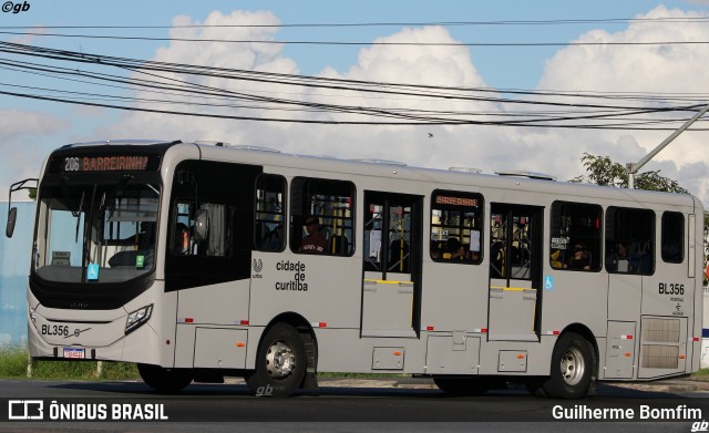 Transporte Coletivo Glória BL356 na cidade de Curitiba, Paraná, Brasil, por Guilherme Bomfim. Número da foto: #13007767.