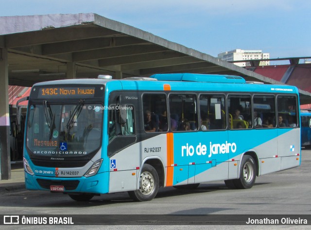 Expresso Rio de Janeiro RJ 142.037 na cidade de Niterói, Rio de Janeiro, Brasil, por Jonathan Oliveira. Número da foto: #13008226.