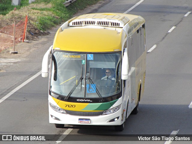 Empresa Gontijo de Transportes 7120 na cidade de Salvador, Bahia, Brasil, por Victor São Tiago Santos. Número da foto: #13007962.