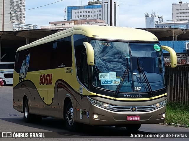 SOGIL - Sociedade de Ônibus Gigante Ltda. 467 na cidade de Porto Alegre, Rio Grande do Sul, Brasil, por André Lourenço de Freitas. Número da foto: #13007542.